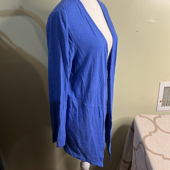 Chico's Ultimate Tee side pockets open front jersey cardigan, size: 2/ large - Picture 10 of 11